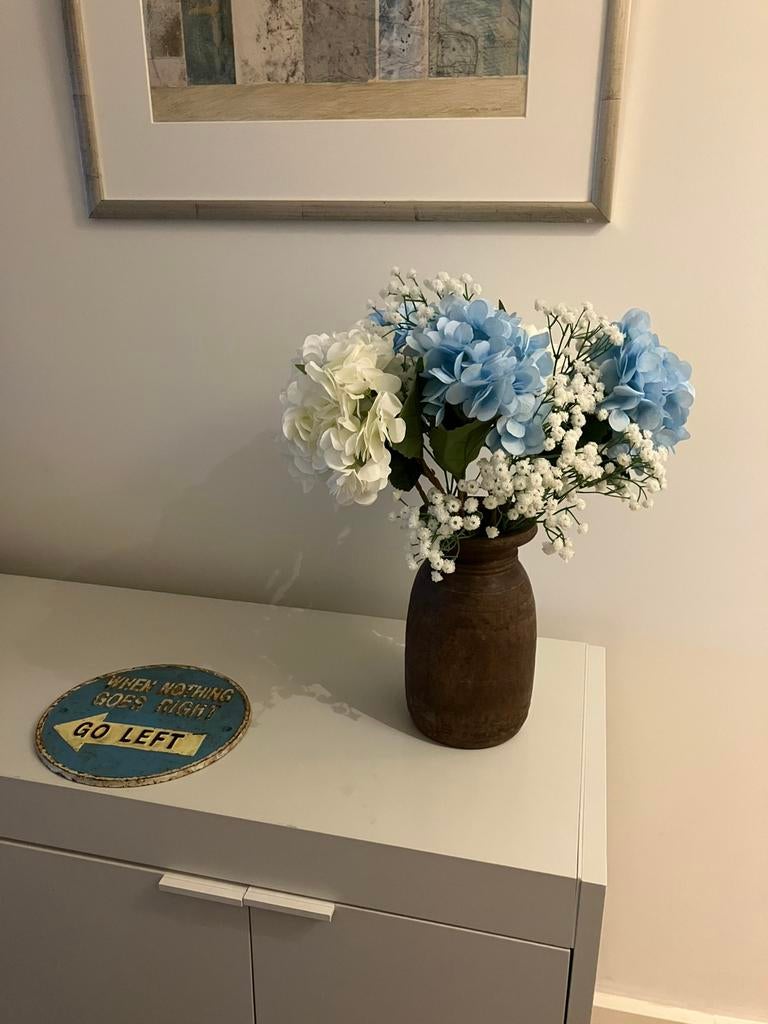 Oude houten kruik, Ophalen of Verzenden, Zo goed als nieuw, Binnen