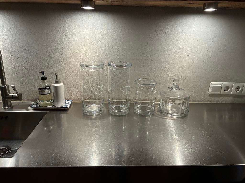 Riviera Maison Voorraadpotten Set, Ophalen, Zo goed als nieuw