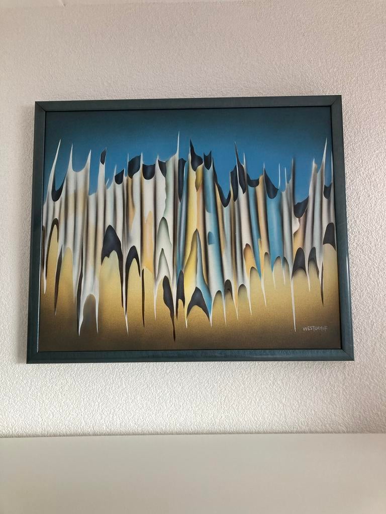 Olieverfschilderij van Westerhof formaat 64 x 54 cm, Ophalen of Verzenden