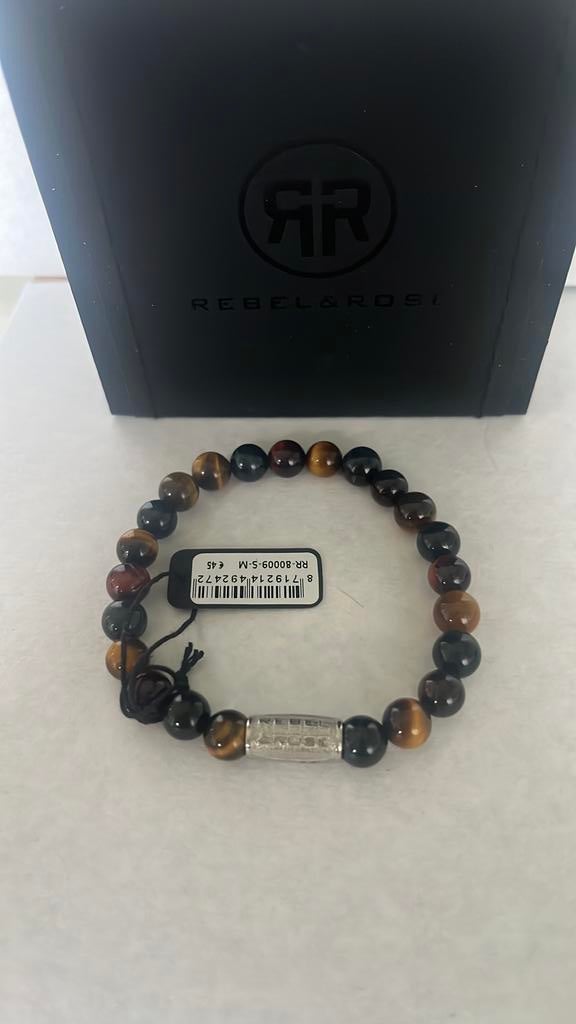 Rebel & rose natuurstenen armband, Ophalen of Verzenden, Nieuw, Overige materialen