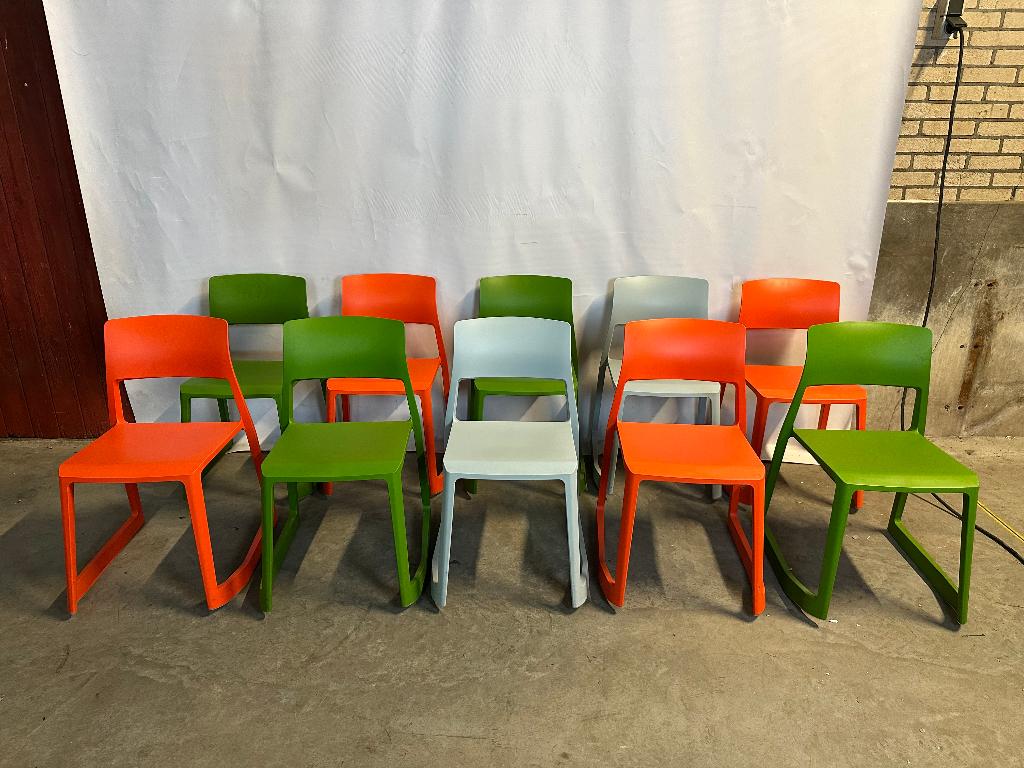 Vitra tip ton stoel eetkamerstoelen | 10 stuks, Huis en Inrichting, Stoelen, Ophalen, Kunststof, Gebruikt, Vitra