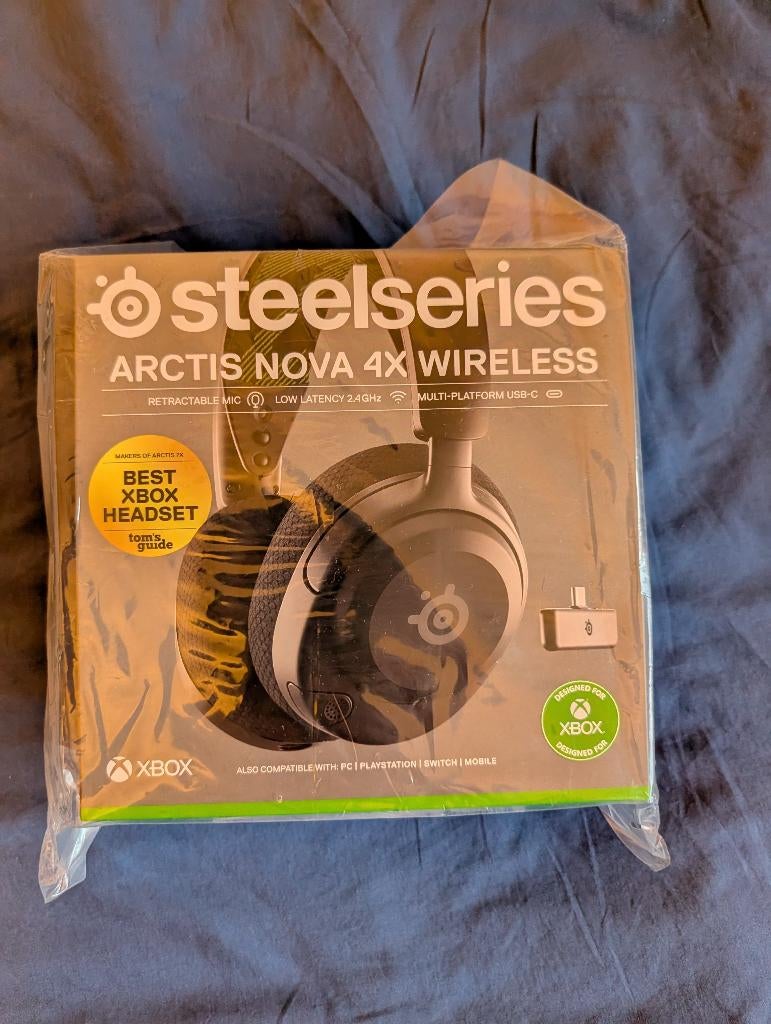 Steelseries Arctis Nova 4X Wireless, Computers en Software, Headsets, Mute-functie, Ophalen of Verzenden, Draadloos, Over-ear