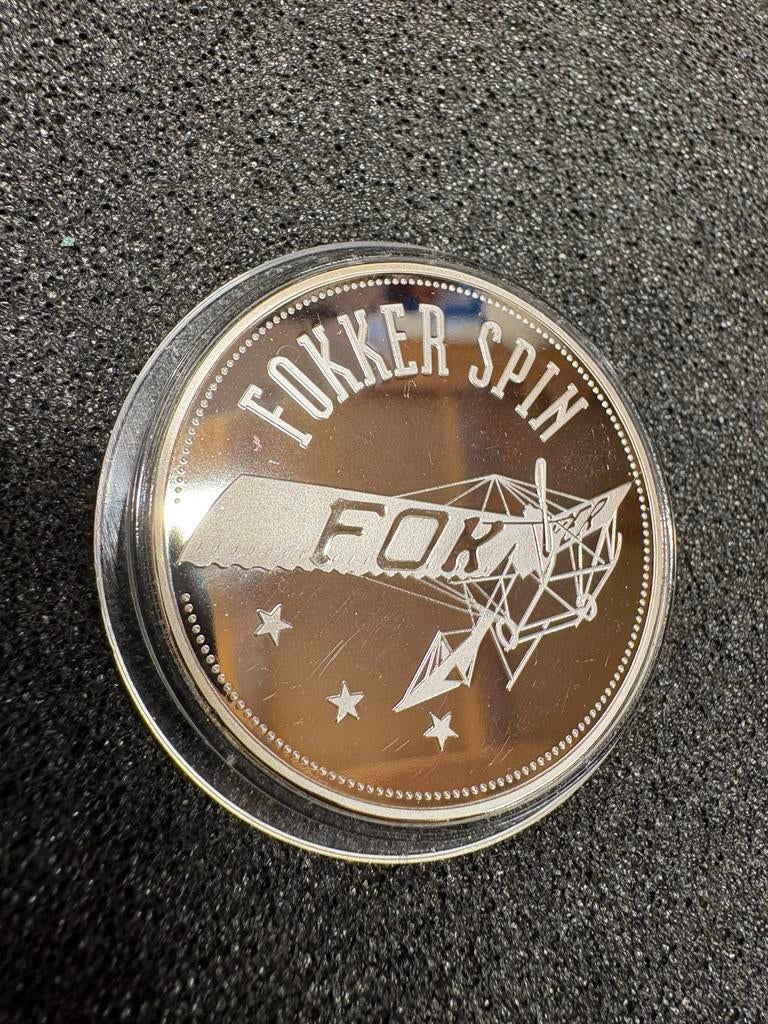 Fokker spin penning, Verzenden, Overige materialen