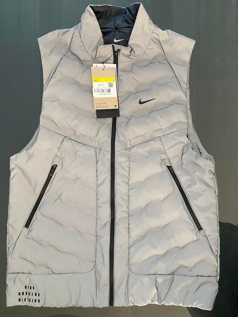 Nike Therma-Fit ADV Reflective Silver Running Vest Size S, Nike, Nieuw, Ophalen of Verzenden, Kleding