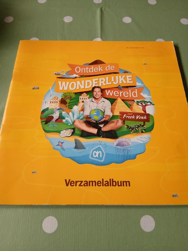 Verzamalalbum Ontdek de Wonderlijke Wereld met Freek Vonk, Ophalen of Verzenden, Zo goed als nieuw, Freek Vonk, Plaatjesalbum