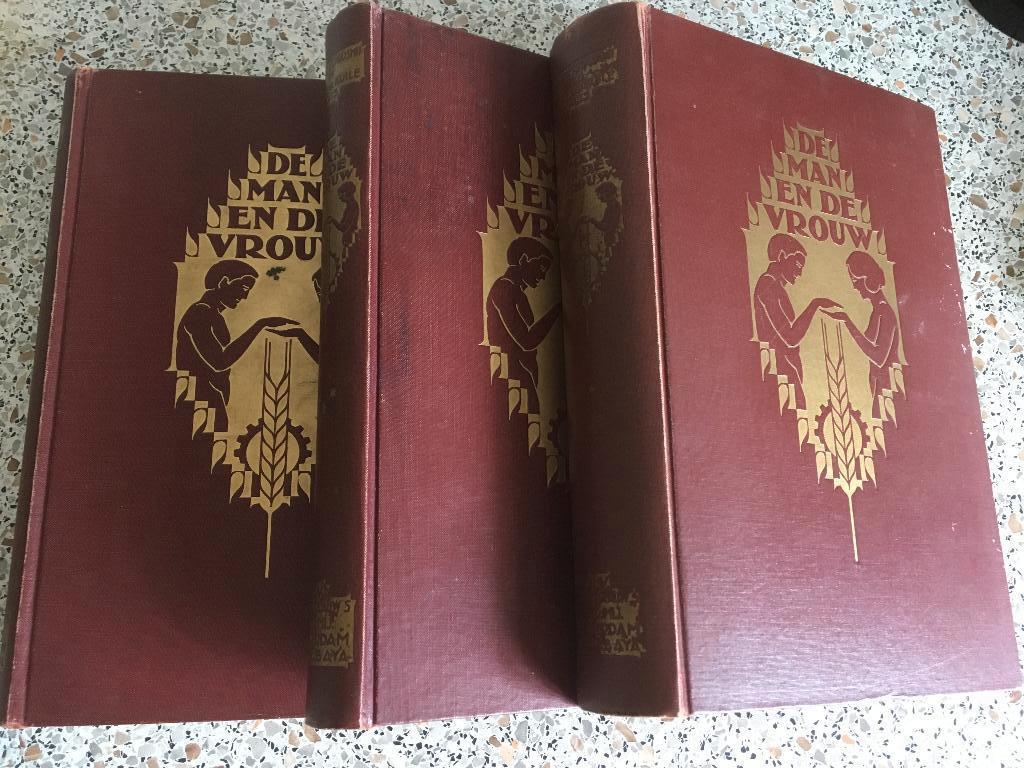 De man en de Vrouw Uitgave van Goudsmit deel I II enIII 1925, Ophalen, Gebruikt