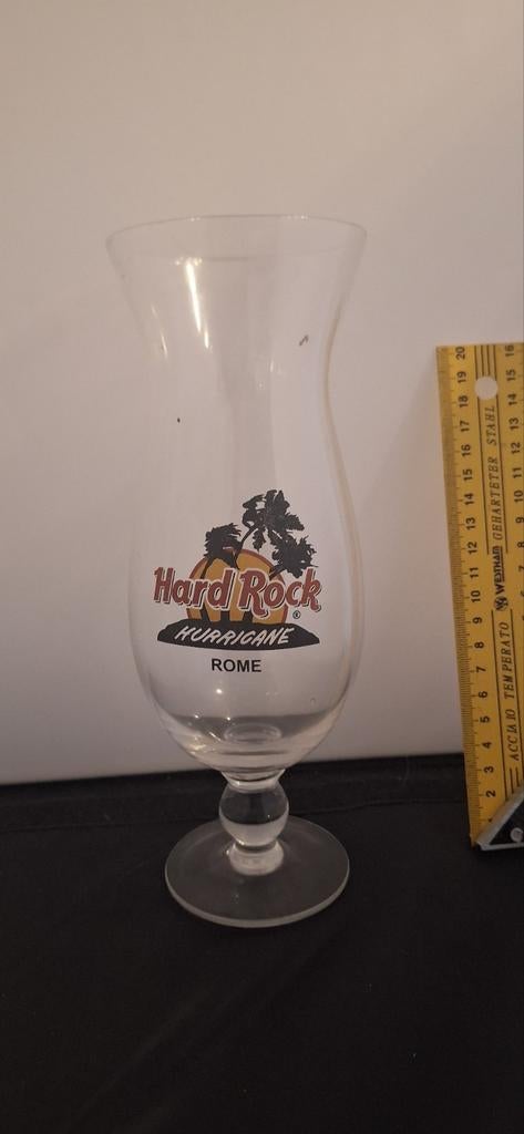 Hard rock cafe glas Rome, Gebruiksvoorwerp, ., Ophalen of Verzenden, Zo goed als nieuw