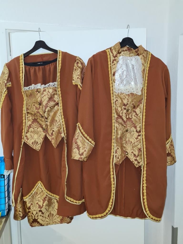 Carnaval - Carnavals pakken - Markies / Mozart / Sjiek, Carnaval, Maat 42/44 (L), Ophalen of Verzenden, Zo goed als nieuw