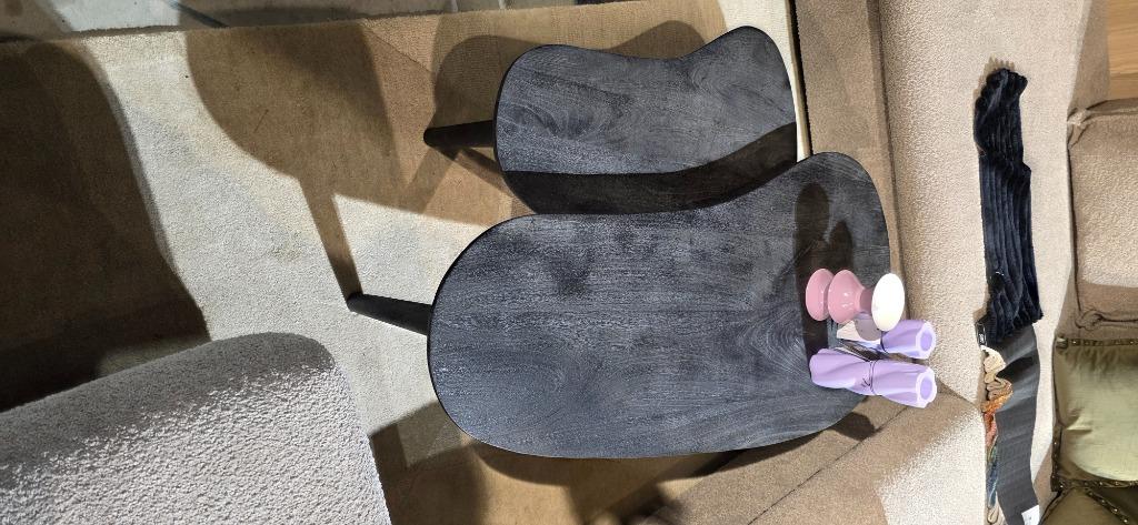 Organische Salontafel set van 2 stuks – Zwart, 100 tot 150 cm, Bornsestraat 31, Jarameubeloutlet@hotmail.com, Nieuw