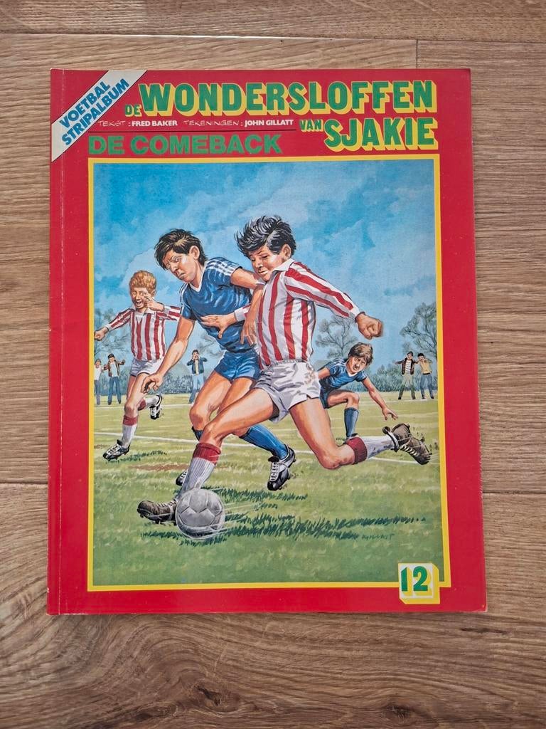 De wondersloffen van Sjakie de comeback, Eén stripboek, Ophalen of Verzenden, Zo goed als nieuw, Fred Baker