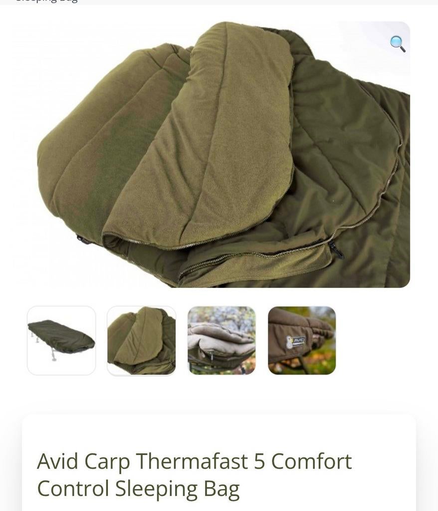 Avid Carp Thermafast 5 Comfort  1 persoons fox nash avid, Ophalen of Verzenden, Zo goed als nieuw, Overige typen