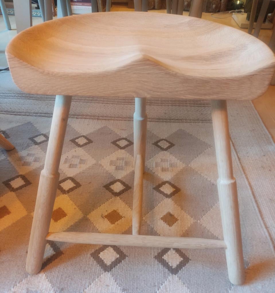 Jotex Design Studio kruk, massief eikenhout, Ophalen, Zo goed als nieuw, Hout