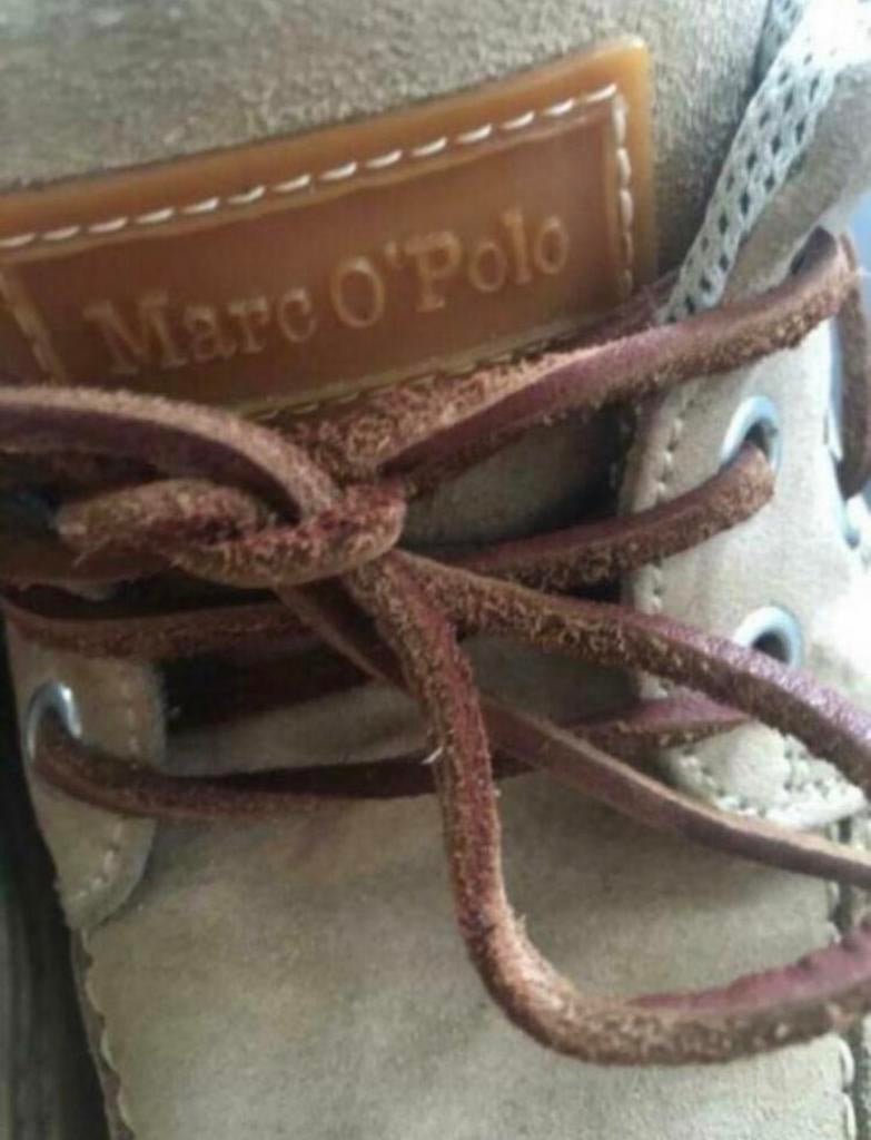 MarcO’Polo schoenen Suède Beige leren veters dikke zolen, Kleding | Heren, Schoenen, Zo goed als nieuw, Boots, Overige kleuren