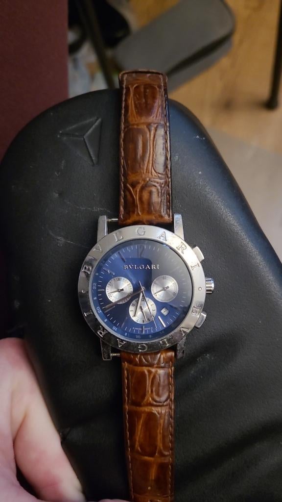 Bvlgari Diagono Professional Chronograaf, Sieraden, Tassen en Uiterlijk, Horloges | Heren, Gebruikt, Polshorloge, Overige merken
