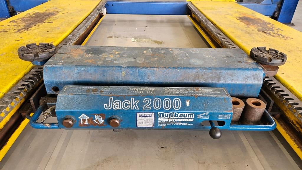 Brugkrik hefbrugkrik autokrik Nussbaum JACK 2000 2000Kg, Ophalen