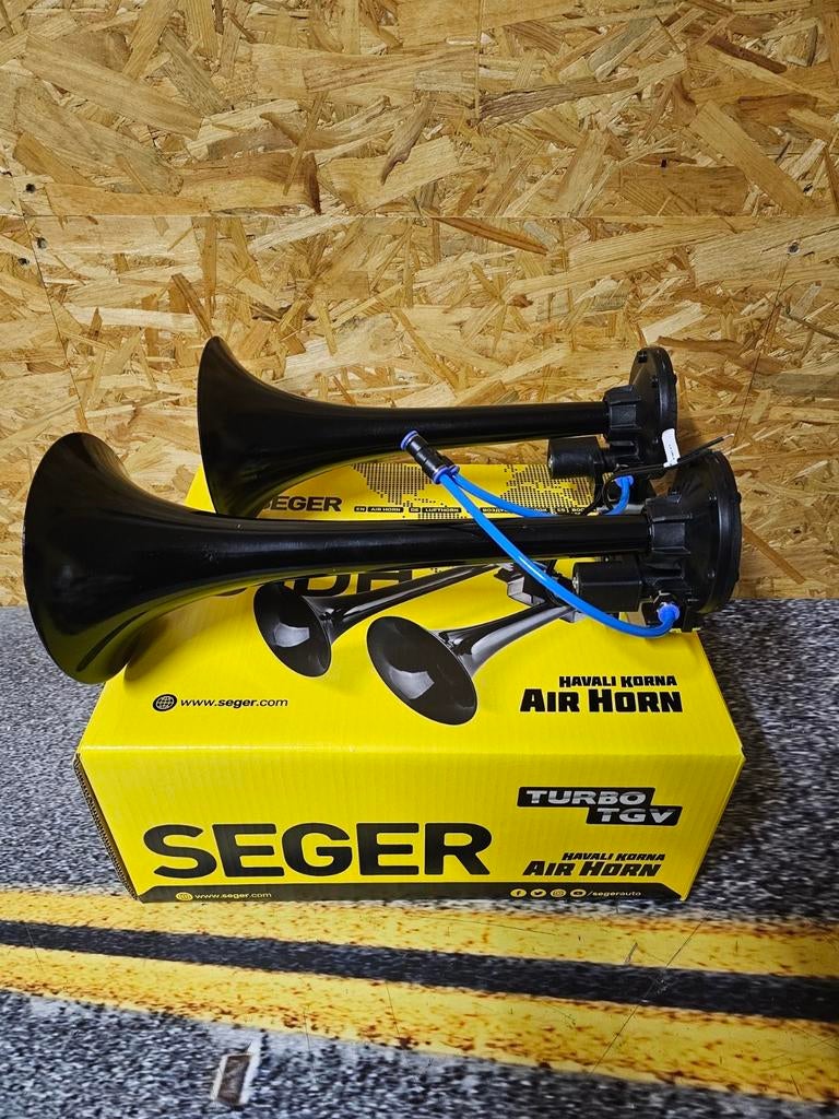 12v / 24v Seger Turbo TGV luchthoorn 135dB nieuw in doos!, Ophalen of Verzenden, Nieuw