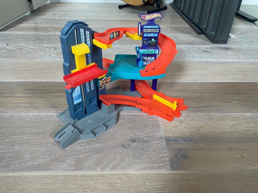 Hotwheels-park racebaan, Ophalen of Verzenden, Zo goed als nieuw, Handmatig, Hot Wheels