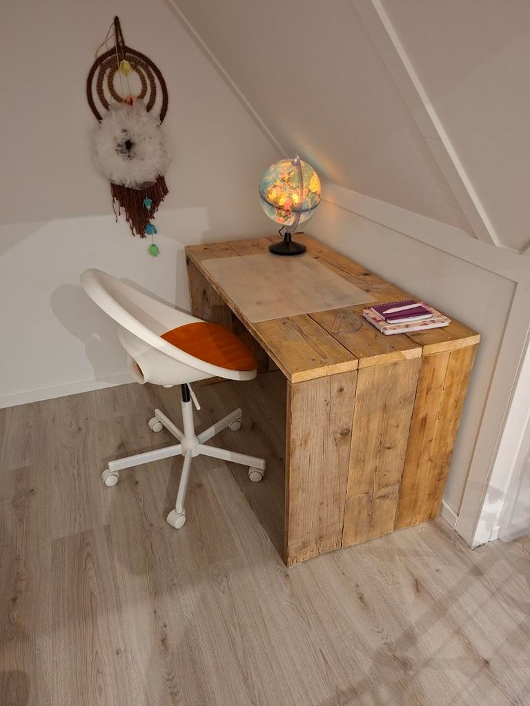 Steigerhouten bureau - 120cm breed, Huis en Inrichting, Bureaus, Ophalen