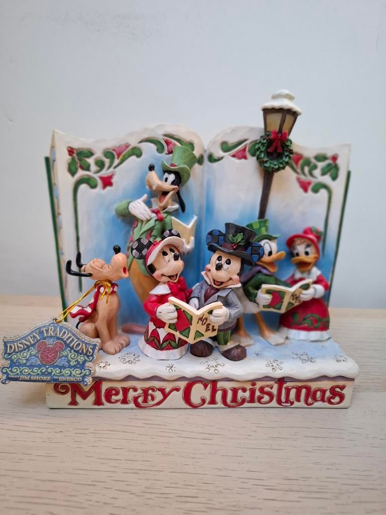 Disney Traditions Christmas Carol Beeld. U, Verzamelen, Disney, Ophalen of Verzenden, Mickey Mouse, Zo goed als nieuw, Beeldje of Figuurtje