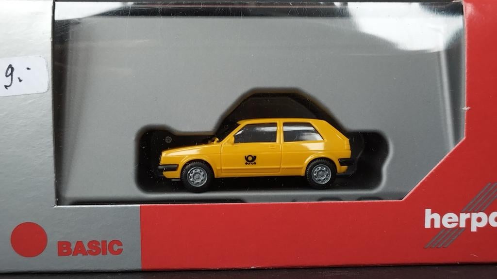 Volkswagen VW Golf Mk2 Post 1:87 Herpa Magic Pol, Leonrodstrasse 46 47 90599 Dietenhoven, Auto, Verzenden, Cars@herpa.de