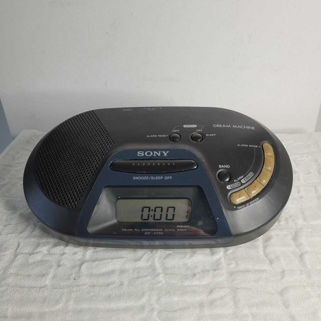 SONY Dream Machine ICF-C722 wekkerradio scherm setting, Ophalen of Verzenden, Zo goed als nieuw, Digitaal