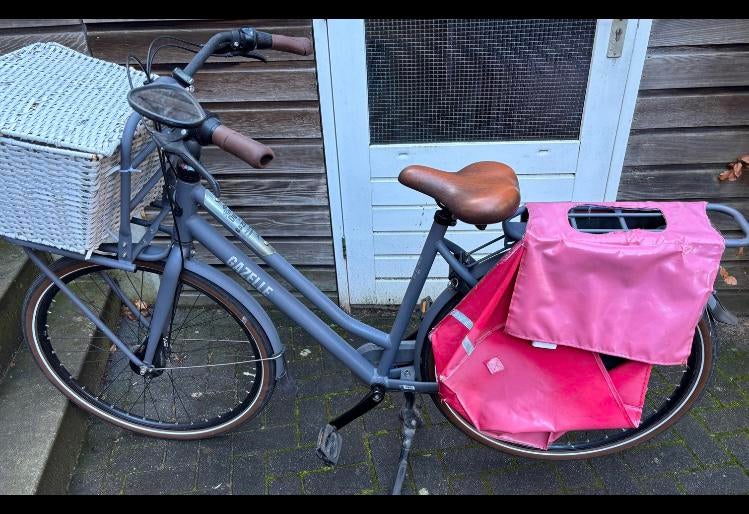 Gazelle Heavy Duty 2019 - Inclusief Mand & Fietstassen, Fietsen en Brommers, Ophalen, Gazelle, 53 tot 56 cm, Gebruikt