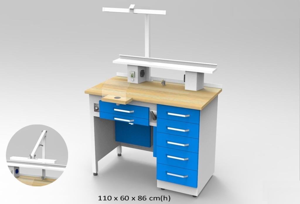 Tandtechniek tafel 1persoons, Info@adadent.nl, Adadent, Nieuw, Ophalen of Verzenden