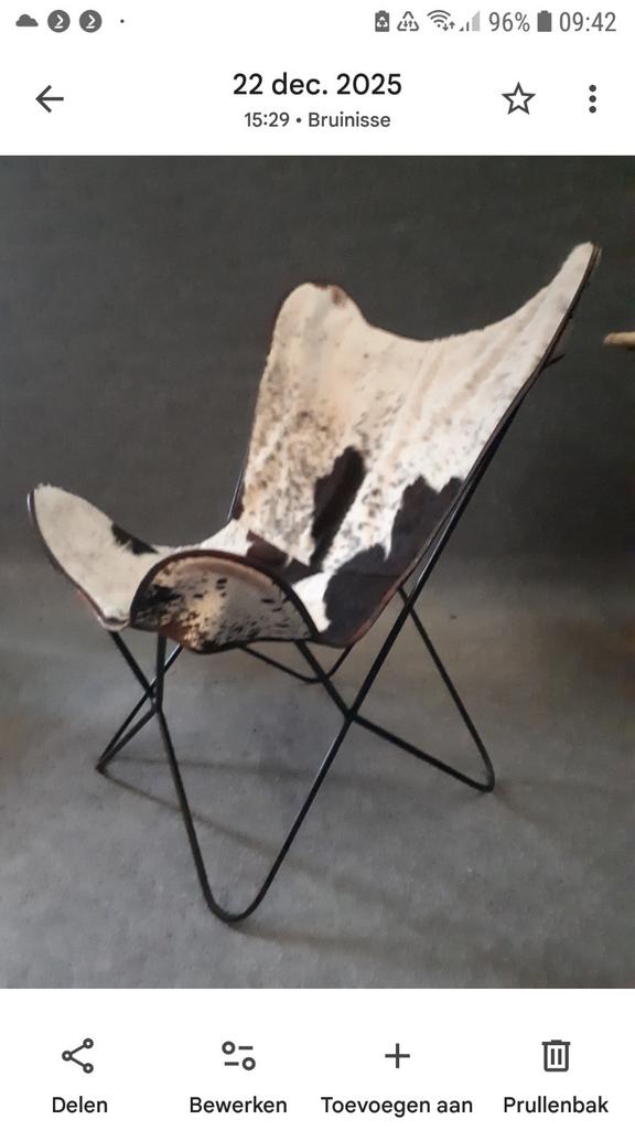 Vlinderstoel, Ophalen