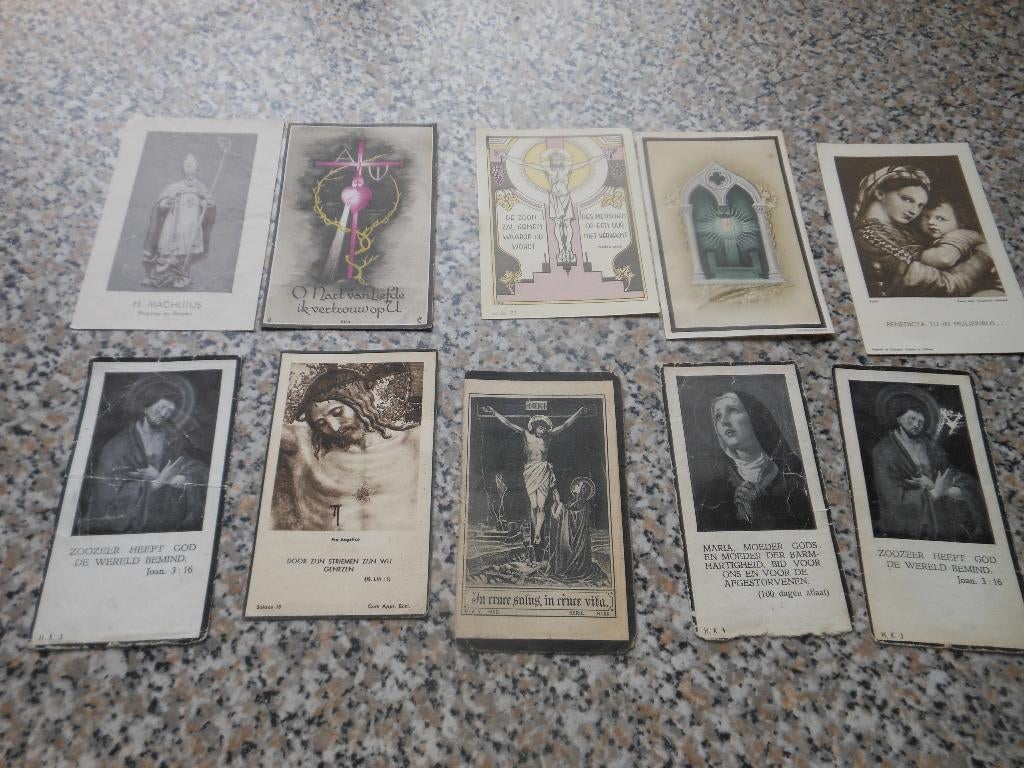 bidprentjes, Ophalen, Bidprentje