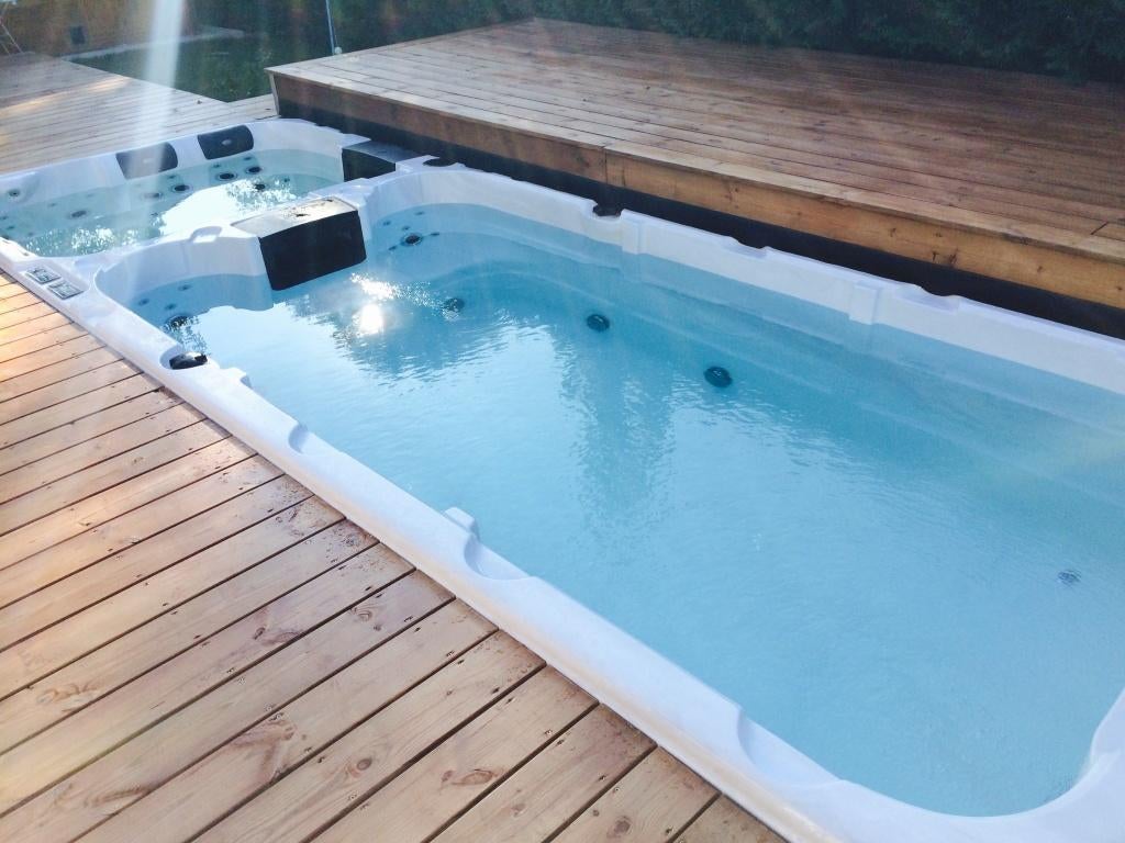 Zwemspa Anchorage plug& play| gelijk leverbaar| met garantie, Ophalen of Verzenden, Zo goed als nieuw, Inbouw, Vast