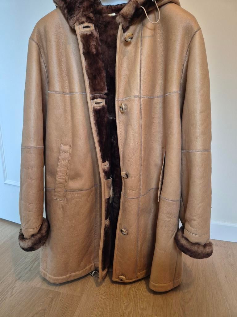 Christ winterjas, maat 42, lammy coat, shearling jas, Ophalen, Zo goed als nieuw, Maat 42/44 (L), Bruin