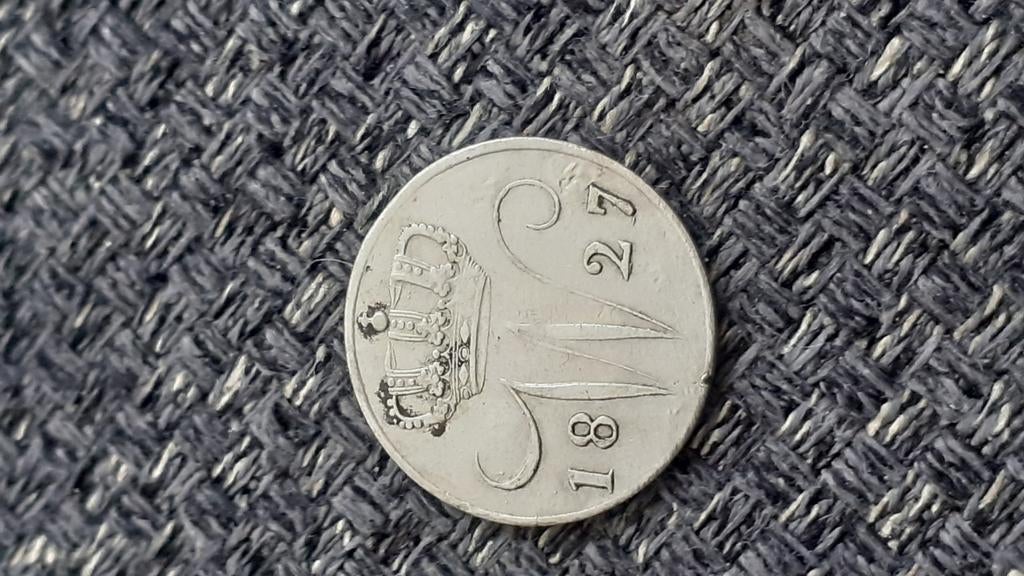 5 cent 1827, Postzegels en Munten, Munten | Nederland, Verzenden, Koning Willem III, 1 cent