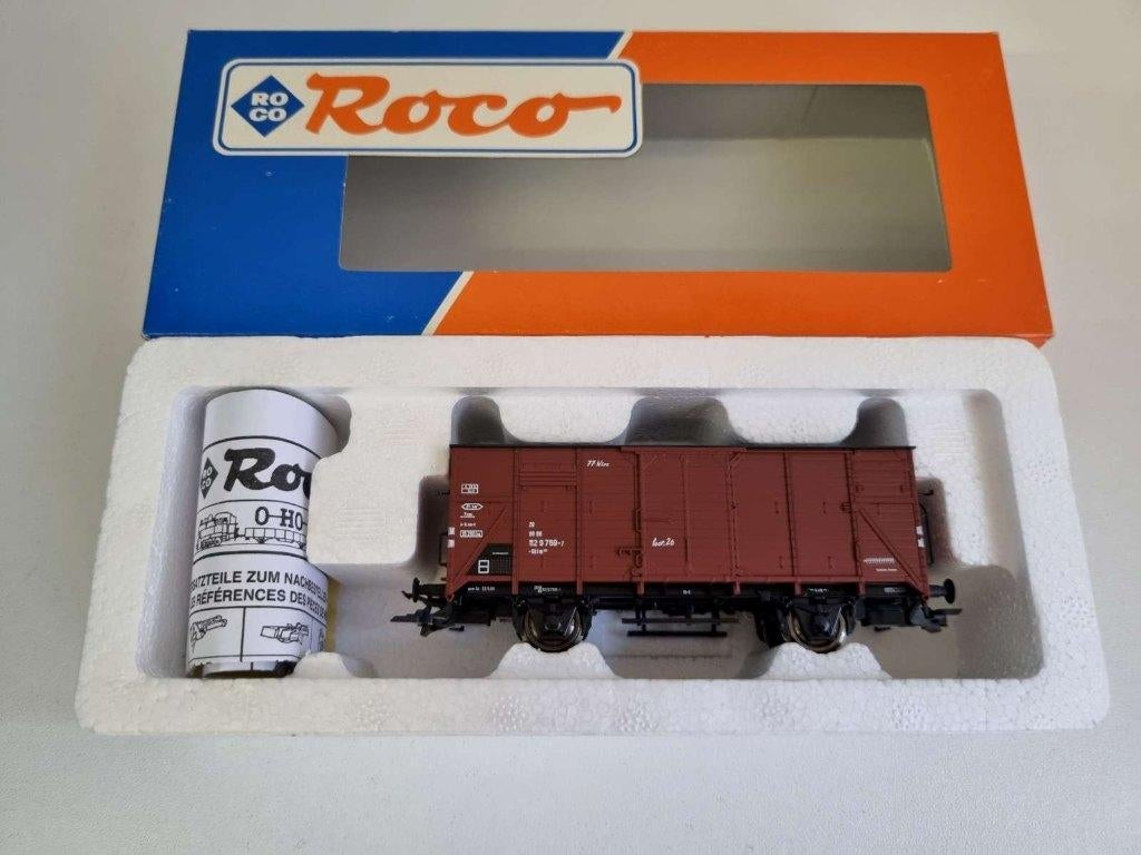 Roco 47270 - Open goederenwagon van de DB uit Ep IV, Hobby en Vrije tijd, Modeltreinen | H0, Zo goed als nieuw, Wagon, Gelijkstroom