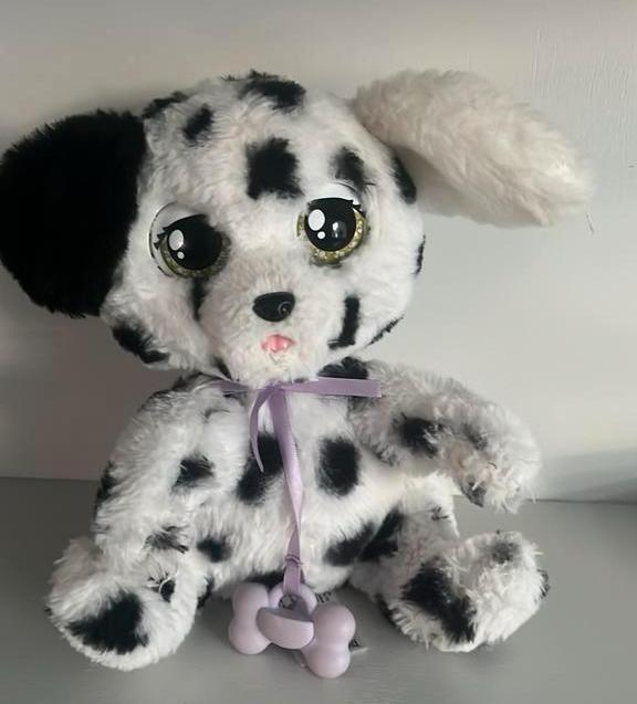 Interactieve knuffel hond dalmatier, Ophalen of Verzenden, Zo goed als nieuw, Hond