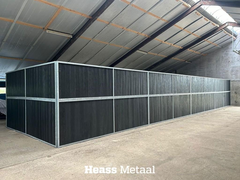 Paardenbox Tussenwand Model A | Gesloten | Nieuw | Heass, Dieren en Toebehoren, Stalling en Weidegang, Weidegang, 4 paarden of pony's of meer