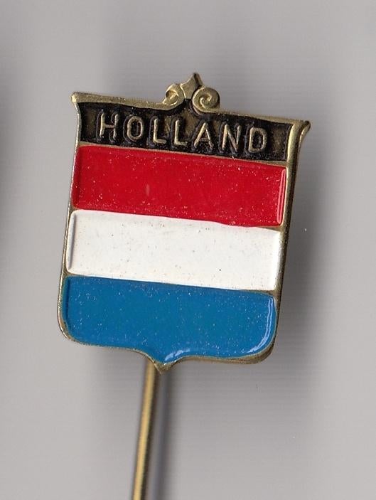 Holland Nederlandse Vlag speldje, Gebruikt, Niet vindbaar, Niet vindbaar, Speldje of Pin