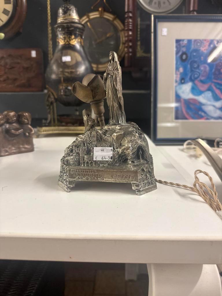 Christelijke Lourdes Lamp met Muziekdoos, Ophalen