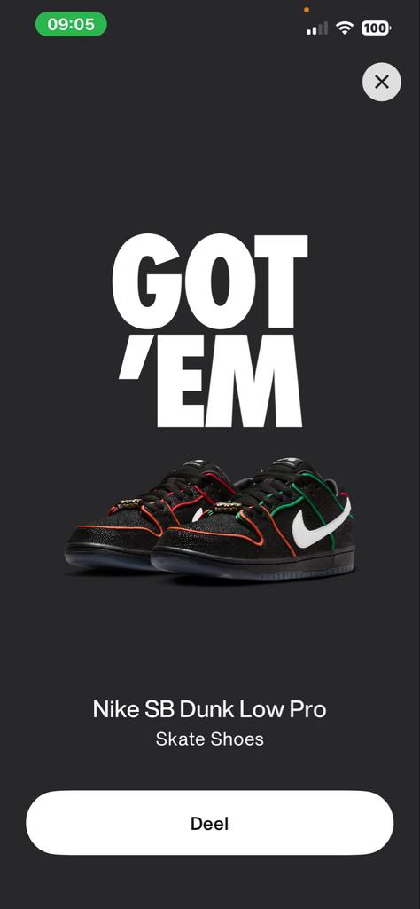 Nike dunk liw SB x bronx girl skate maat 48,5, Kleding | Heren, Schoenen, Ophalen of Verzenden