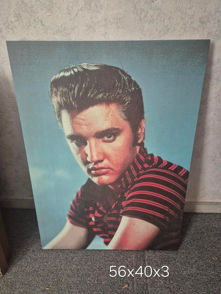 Elvis Presley canvas, Huis en Inrichting, Woonaccessoires | Schilderijen, Tekeningen en Foto's, Ophalen of Verzenden, Minder dan 50 cm
