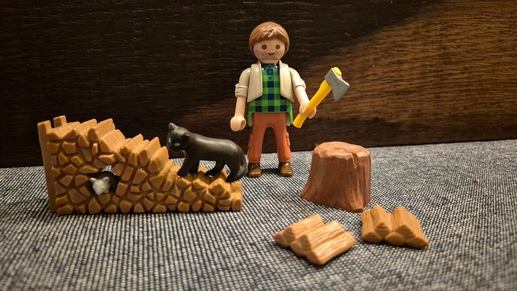 Playmobil 5412 Houthakker Set, Ophalen, Zo goed als nieuw, Complete set