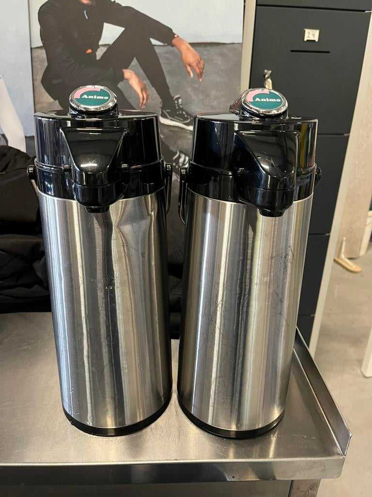 Animo Pompkan 35.- euro pst Thermoskan Thee, koningsdag, Ophalen, Gebruikt, Geen, Geen