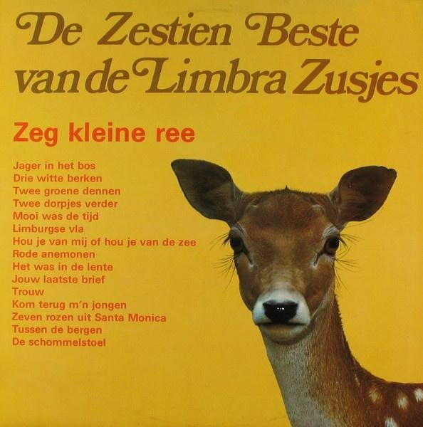 De limbra zusjes  de zestien beste van de limbra zusjes  lp, Ophalen of Verzenden, Gebruikt, 12 inch, Levenslied of Smartlap