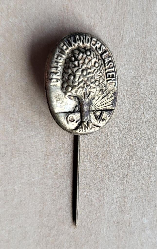 CNV Vakbond Draagt Elkanders Lasten speldje, Verzamelen, Speldjes, Pins en Buttons, Gebruikt, Speldje of Pin, Overige onderwerpen