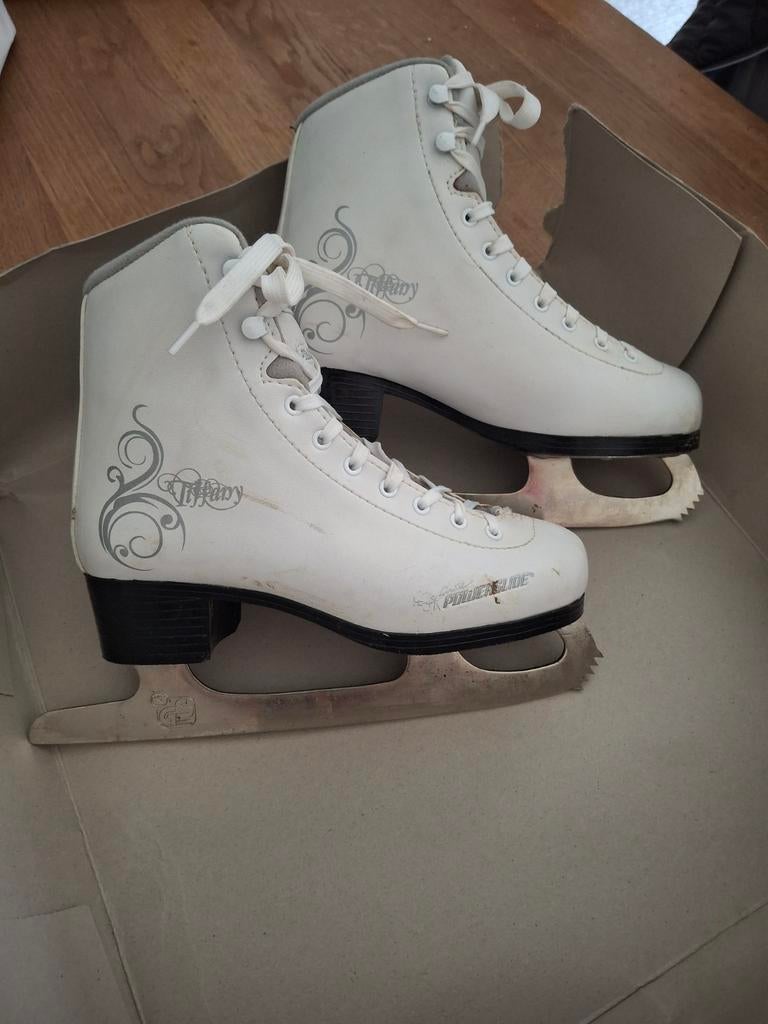 Witte kunstschaatsen, maat 35, Ophalen of Verzenden, Gebruikt, Kunstschaatsen, Overige merken