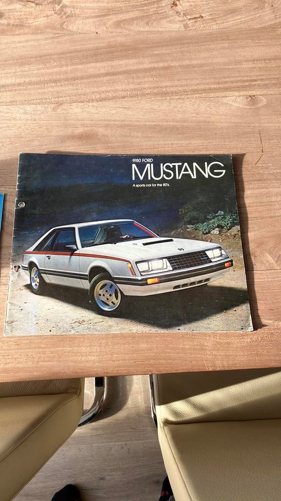 Ford Mustag folder, Auto diversen, Handleidingen en Instructieboekjes, Ophalen of Verzenden