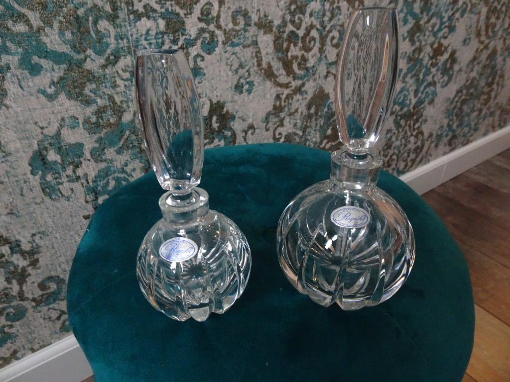 Setje kristallen  parfumflesjes/ flesjes (Rogaška Crystal), Ophalen of Verzenden