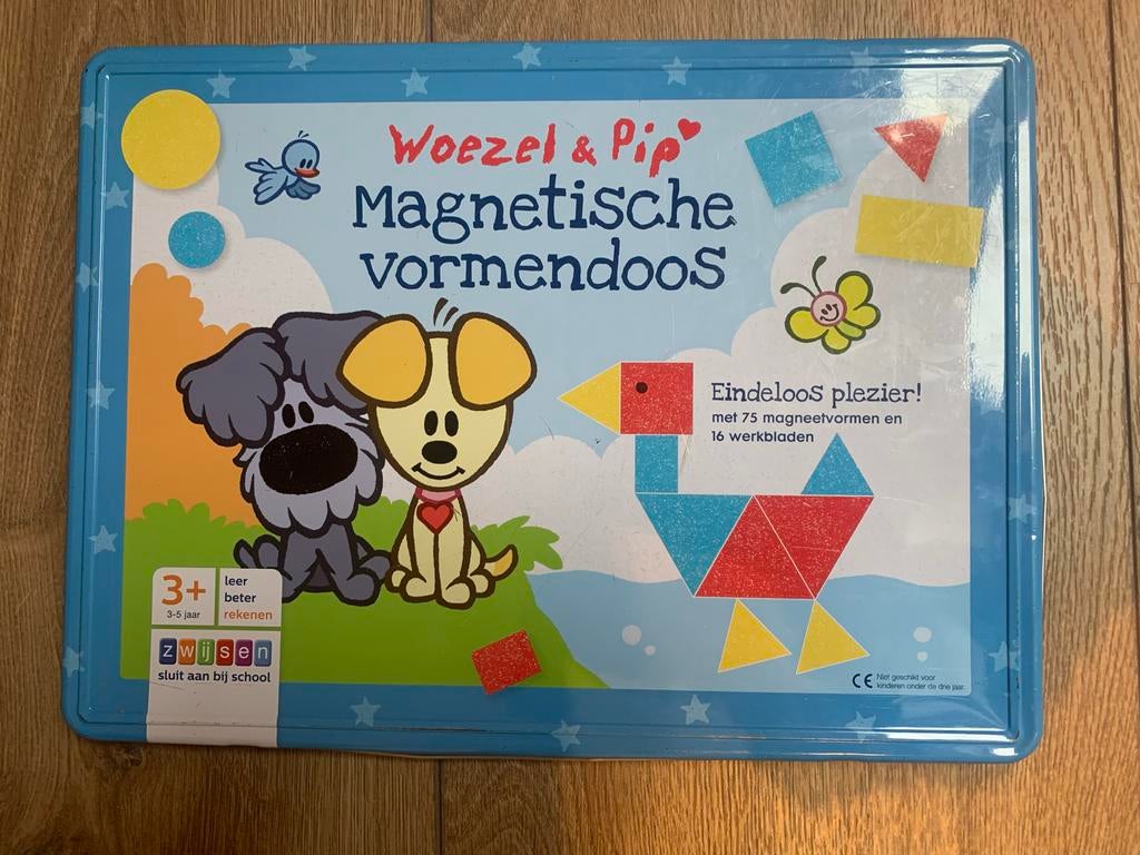 Woezel en Pip Magnetische Vormendoos (3-5 jaar), Ophalen of Verzenden, Gebruikt, Puzzelen