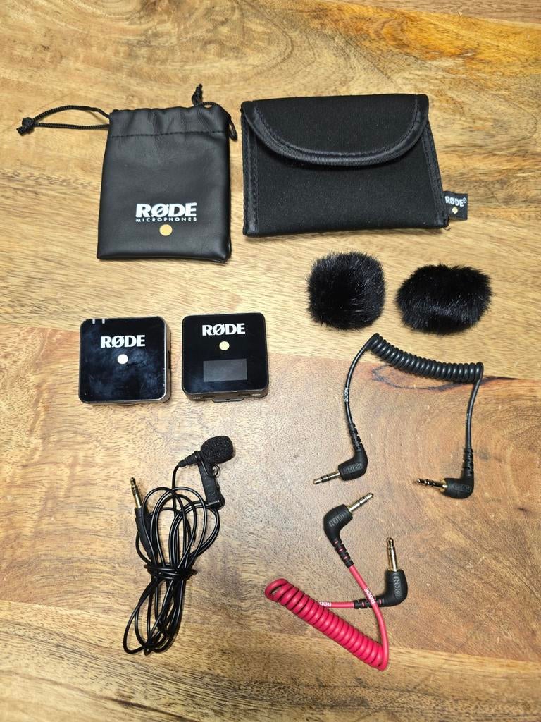 Rode Microfoon Set met Accessoires, Audio, Tv en Foto, Actiecamera's, Gebruikt, Overige merken, Ophalen of Verzenden