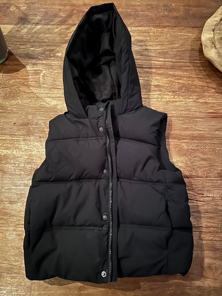 Bodywarmer maat 110 Zara, Kleding | Heren, Ophalen of Verzenden, Zo goed als nieuw, Overige maten, Zwart