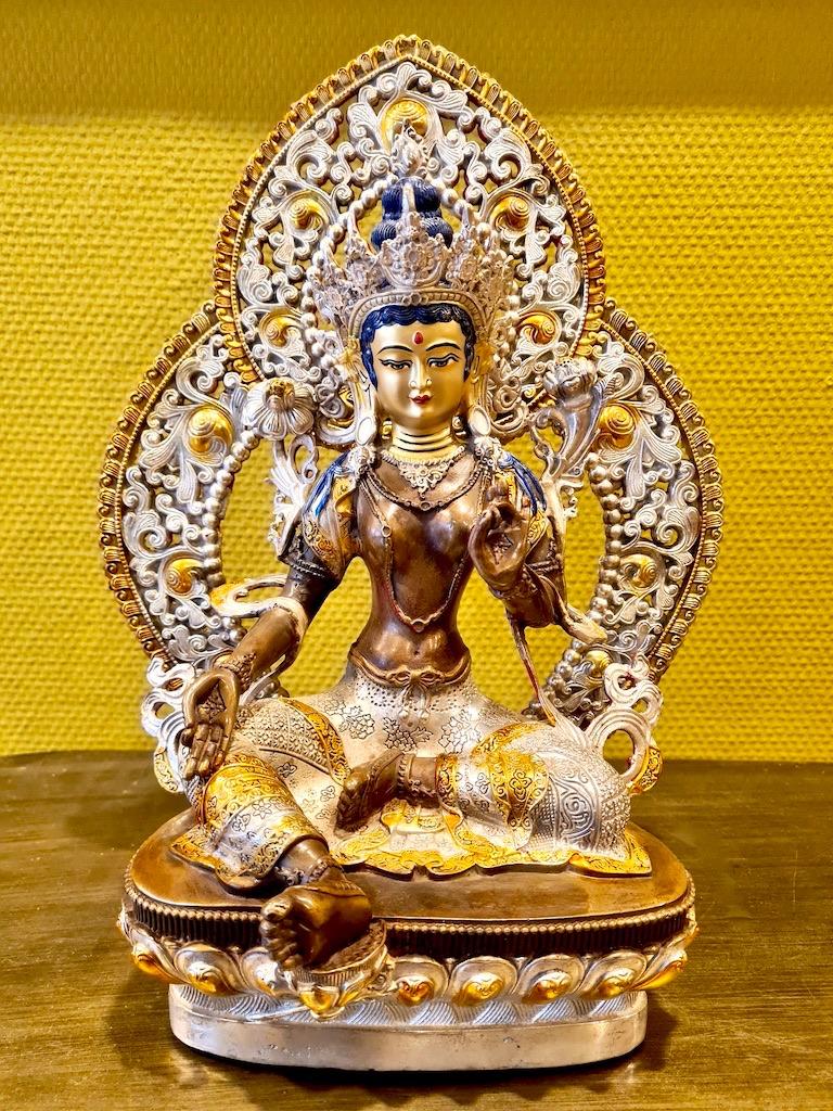 GROENE TARA BEELD 33 CM, Ophalen of Verzenden, Nieuw